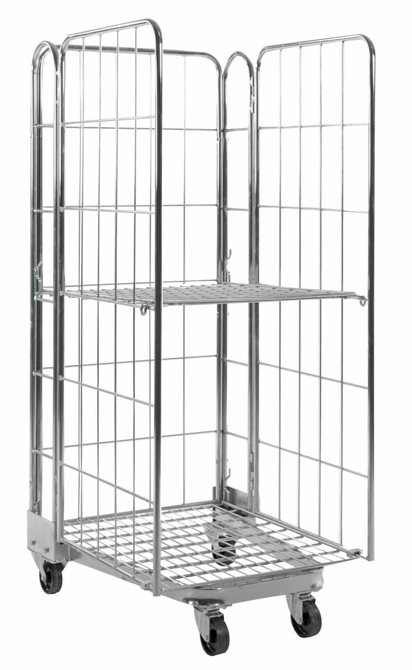 Nestable roll container Nestable roll container